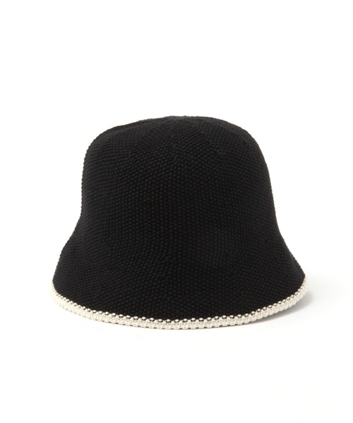 LEPSIM（レプシィム）の「サーモバケハ　993949（ハット・レディース・ブラック/アイボリー・ONE SIZE）」の3枚目の写真