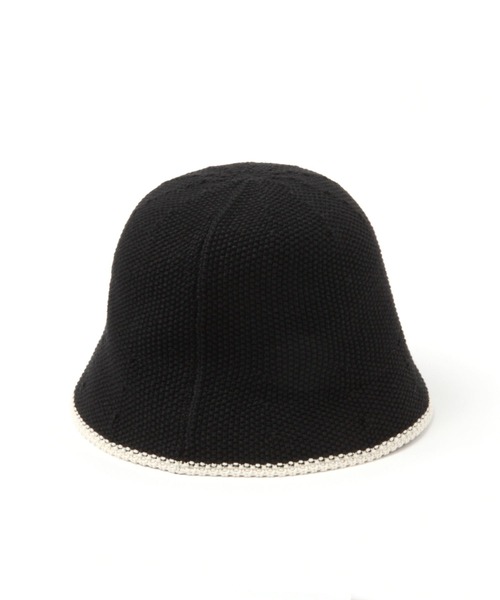 LEPSIM（レプシィム）の「サーモバケハ　993949（ハット・レディース・ブラック/アイボリー・ONE SIZE）」の4枚目の写真