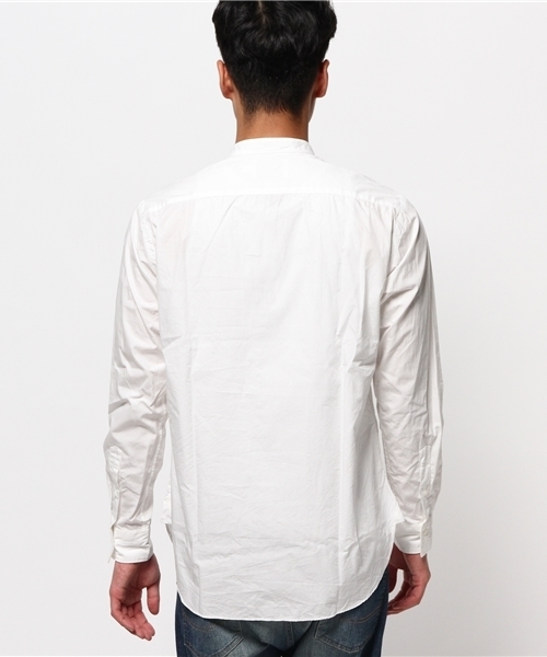 URBAN RESEARCH（アーバンリサーチ）の「UR JP MADEスヴィンバンドカラーシャツ（シャツ/ブラウス・メンズ・ホワイト・MEDIUM/SMALL/LARGE）」の7枚目の写真