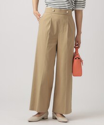 DRESKIP | 【M-LL/無理せずキレイ/洗える/ひんやり】モッツァレラストレッチ ワイドパンツ(その他パンツ)