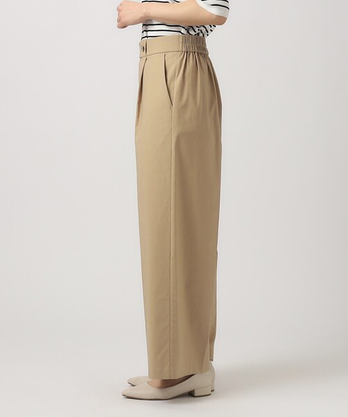 DRESKIP（ドレスキップ）の「◆【M-LL/無理せずキレイ/洗える】モッツァレラストレッチ ワイドパンツ（その他パンツ・レディース・ブルー/ブラック/ベージュ・02/03/04）」の17枚目の写真