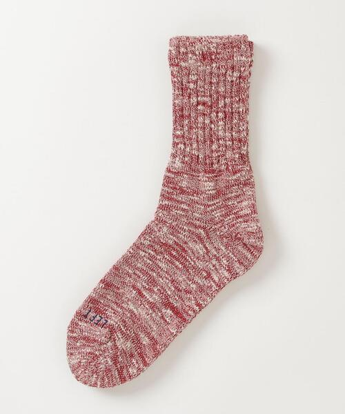 ROSTER SOX(ロスターソックス)の「ROSTER SOX/ロスターソックス B MIX SOCKS メンズ レディース(ソックス/靴下・メンズ・グレー/モスグリーン/レッド・2/1)」の5枚目の写真