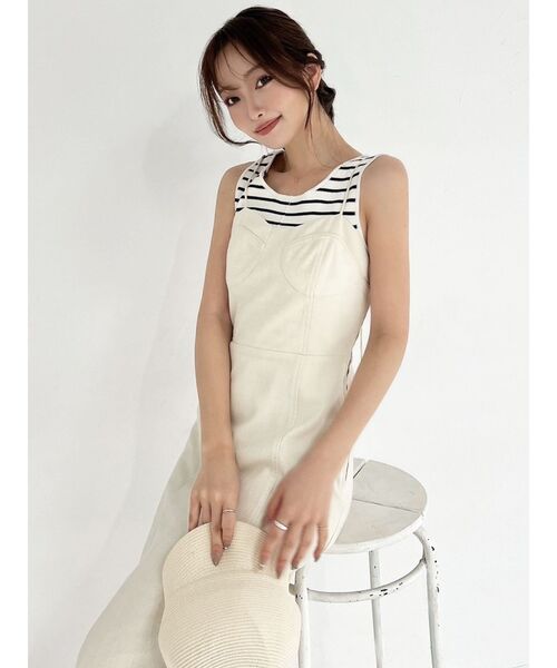 RESEXXY（リゼクシー）の「クロップドニットタンク（タンクトップ・レディース・ホワイト/ブラック/その他1・FREE）」の21枚目の写真