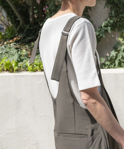 FORK&SPOON（フォークアンドスプーン）の「FORK&SPOON　ワッフルジャガードTシャツ（Tシャツ/カットソー・レディース・ブラウン系その他/ブラック/ブラック系その他/オフホワイト・1）」の8枚目の写真