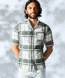 HIDEAWAYS NICOLE | マイクロサッカープリントシャツ(シャツ/ブラウス)