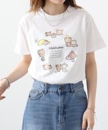 Rilakkuma リラックマ クルーネック半袖Tシャツ