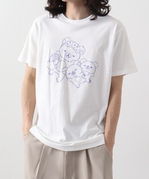 Rilakkuma リラックマ クルーネック半袖Tシャツ
