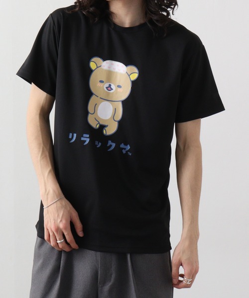 FUNALIVE(ファンアライブ)の「Rilakkuma リラックマ クルーネック半袖Tシャツ(Tシャツ/カットソー・レディース・ダークグリーン/スモークピンク/ブラック/チャコールグレー/ライトブルー/ホワイト/ネイビー/グレー/ブルー系その他/ライトパープル/ナチュラル/ミント/ライトブラウン/モカ/クリーム/グレー系その他/チャコール/ブルー系その他2/ブルー系その他3/ブルー系その他4/ホワイト系1/グレー系その他2/ホワイト系/ホワイト系2/ホワイト系7/ホワイト系8/ブラック系/ブラック系1/ホワイト系4/ホワイト系5/ホワイト系3/ホワイト系6/ブラック系2/ブラウン系/ブラウン系1/ピンク系/アイボリー系/アイボリー系1/ライトグリーン系/パープル系/パープル系1・M/L/S)」の13枚目の写真