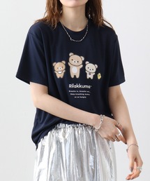 Rilakkuma リラックマ クルーネック半袖Tシャツ