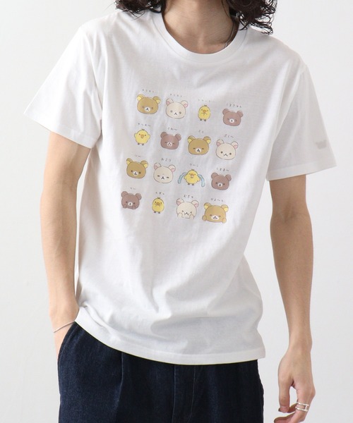 Rilakkuma　リラックマ　ラグランシャツ　3Ⅼ　ラグラン袖　キャラクター Amazon | [サン・メンズウエア株式会社] リラックマ Tシャツ