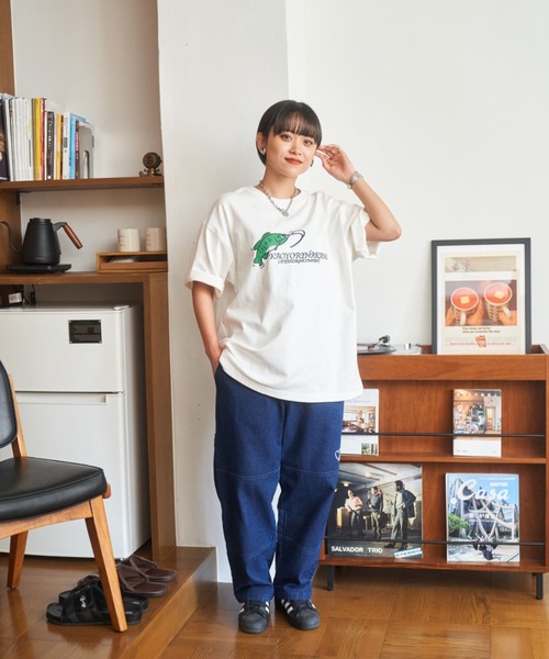 kaoyorinakami(カオヨリナカミ)の「fishing tee / フィッシングTシャツ(Tシャツ/カットソー・メンズ・ホワイト/ブラック・X-SMALL/SMALL/MEDIUM/LARGE/X-LARGE)」の3枚目の写真