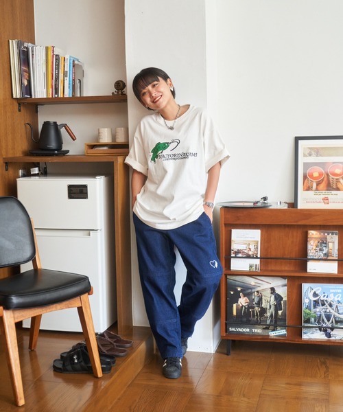 kaoyorinakami(カオヨリナカミ)の「fishing tee / フィッシングTシャツ(Tシャツ/カットソー・メンズ・ホワイト/ブラック・X-SMALL/SMALL/MEDIUM/LARGE/X-LARGE)」の5枚目の写真