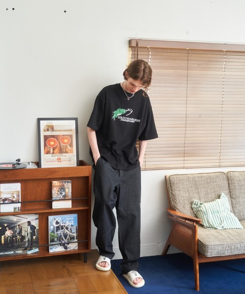 kaoyorinakami(カオヨリナカミ)の「fishing tee / フィッシングTシャツ(Tシャツ/カットソー・メンズ・ホワイト/ブラック・X-SMALL/SMALL/MEDIUM/LARGE/X-LARGE)」の11枚目の写真