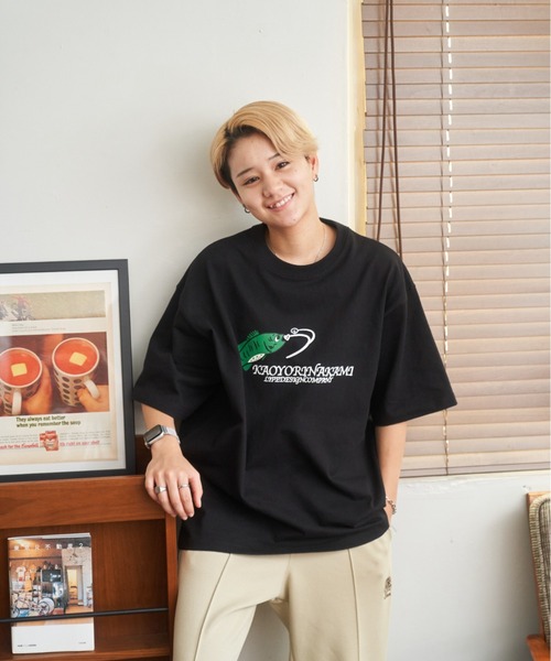 kaoyorinakami(カオヨリナカミ)の「fishing tee / フィッシングTシャツ(Tシャツ/カットソー・メンズ・ホワイト/ブラック・X-SMALL/SMALL/MEDIUM/LARGE/X-LARGE)」の15枚目の写真