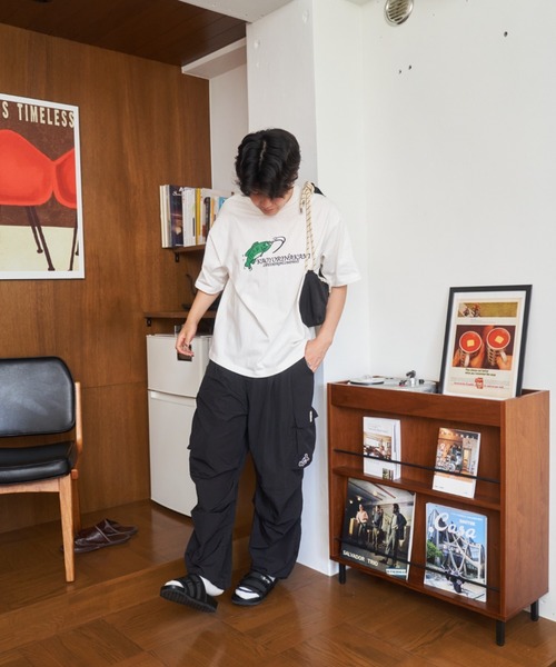 kaoyorinakami(カオヨリナカミ)の「fishing tee / フィッシングTシャツ(Tシャツ/カットソー・メンズ・ホワイト/ブラック・X-SMALL/SMALL/MEDIUM/LARGE/X-LARGE)」の8枚目の写真
