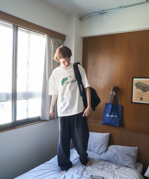kaoyorinakami(カオヨリナカミ)の「fishing tee / フィッシングTシャツ(Tシャツ/カットソー・メンズ・ホワイト/ブラック・X-SMALL/SMALL/MEDIUM/LARGE/X-LARGE)」の22枚目の写真