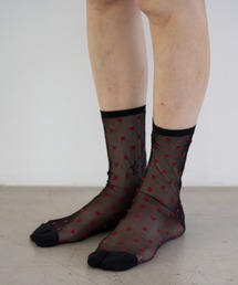 The Role design（ザロールデザイン）の「【 The Role design / ザ・ロールデザイン 】MINI HEART LACER SOCKS WOMENS / ミニ ハート レース ソックス ウィメンズ（ソックス/靴下）」