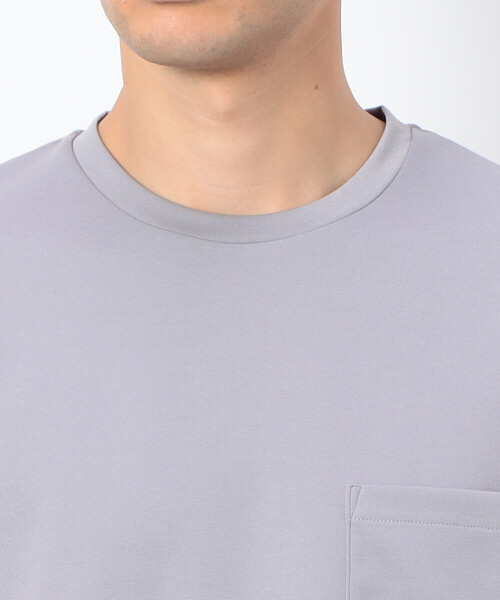 COMME CA ISM(コムサイズム)の「フェイクレイヤード クルーネックTシャツ(Tシャツ/カットソー・メンズ・ミント/グリーン/ブルー/ブラック/ライトグレー/ホワイト・XL/L/M)」の21枚目の写真