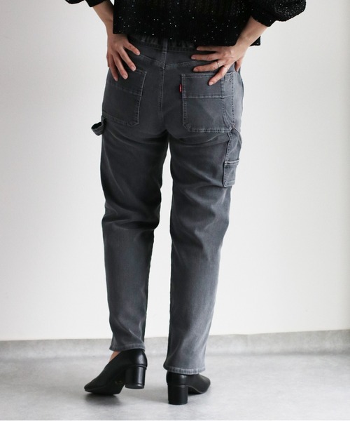 cepo（セポ）の「接触冷感・UVカット　ICEデニム ワークアンクルパンツ ＜セットアップ可能＞（デニムパンツ・レディース・グレー/ブルー系2/ブルー系3・S/M/L）」の10枚目の写真