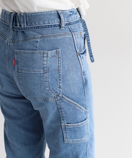 cepo（セポ）の「接触冷感・UVカット　ICEデニム ワークアンクルパンツ ＜セットアップ可能＞（デニムパンツ・レディース・グレー/ブルー系2/ブルー系3・S/M/L）」の16枚目の写真