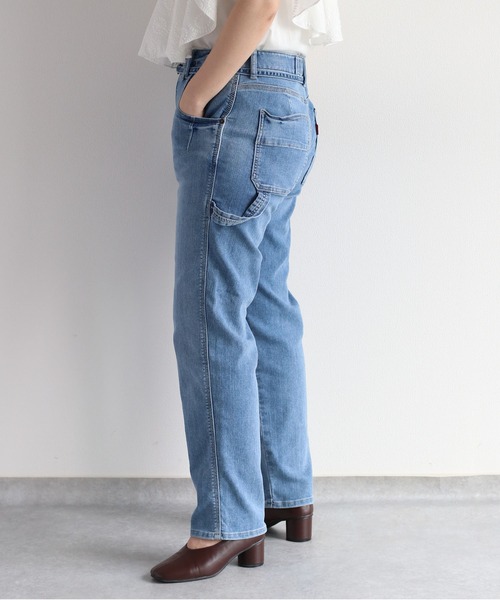 cepo（セポ）の「接触冷感・UVカット　ICEデニム ワークアンクルパンツ ＜セットアップ可能＞（デニムパンツ・レディース・グレー/ブルー系2/ブルー系3・S/M/L）」の14枚目の写真