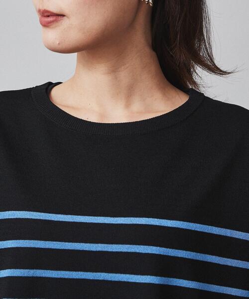 UNTITLED（アンタイトル）の「◆【透け感/セットアイテム】シアーストレッチニット×フレンチスリーブインナー（その他トップス・レディース・ブラック系2/モスグリーン/ブラウン系その他/ライトグレー系2・04/02/00/48/44）」の7枚目の写真