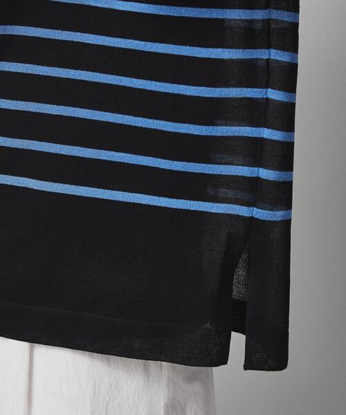 UNTITLED（アンタイトル）の「◆【透け感/セットアイテム】シアーストレッチニット×フレンチスリーブインナー（その他トップス・レディース・ブラック系2/モスグリーン/ブラウン系その他/ライトグレー系2・04/02/00/48/44）」の9枚目の写真