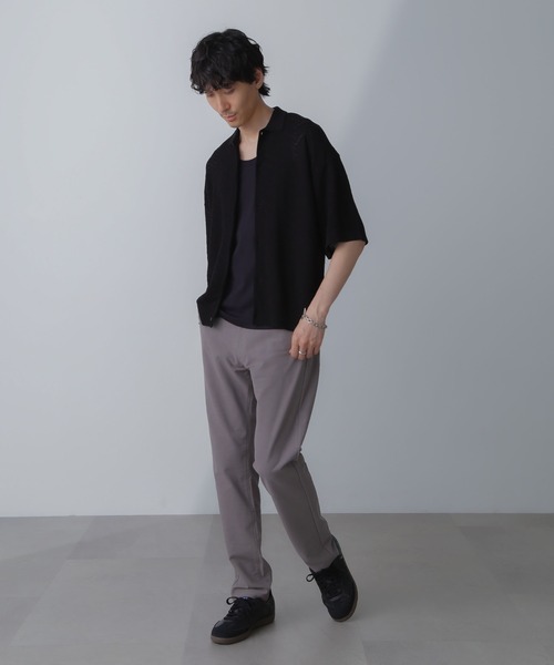 NANO universe(ナノユニバース)の「「RELAX」快適冷感EDMOND 5Pパンツ(その他パンツ・メンズ・ブラック/モカ・L/M/S)」の10枚目の写真