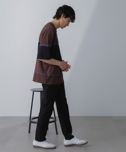 NANO universe(ナノユニバース)の「「RELAX」快適冷感EDMOND 5Pパンツ(その他パンツ・メンズ・ブラック/モカ・L/M/S)」の13枚目の写真