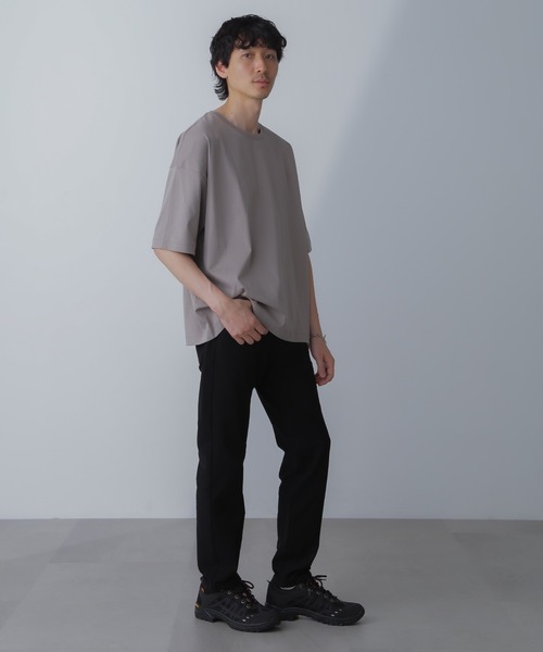 NANO universe(ナノユニバース)の「「RELAX」快適冷感EDMOND 5Pパンツ(その他パンツ・メンズ・ブラック/モカ・L/M/S)」の17枚目の写真