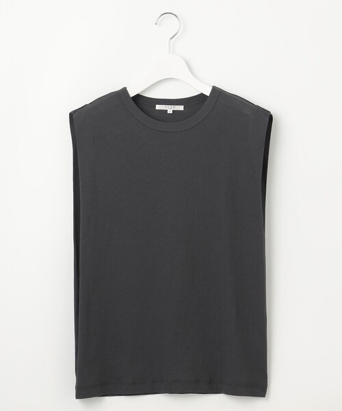 23区 S（ニジュウサンクチイサイサイズ）の「【SLOW/一部店舗限定】シアーツイストシングルジャージー ノースリーブ カットソー（Tシャツ/カットソー・レディース・ブラック系/グレー系/ベージュ系/ローズ系・32）」の13枚目の写真
