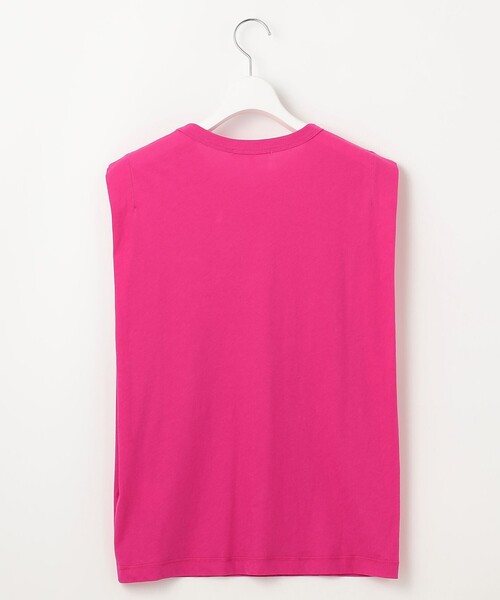 23区 S（ニジュウサンクチイサイサイズ）の「【SLOW/一部店舗限定】シアーツイストシングルジャージー ノースリーブ カットソー（Tシャツ/カットソー・レディース・ブラック系/グレー系/ベージュ系/ローズ系・32）」の17枚目の写真