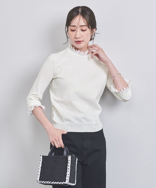 UNITED ARROWS レース 4WAY ニット 6SL UNITED ARROWS（ユナイテッドアローズ）の「レース 4WAY ニット