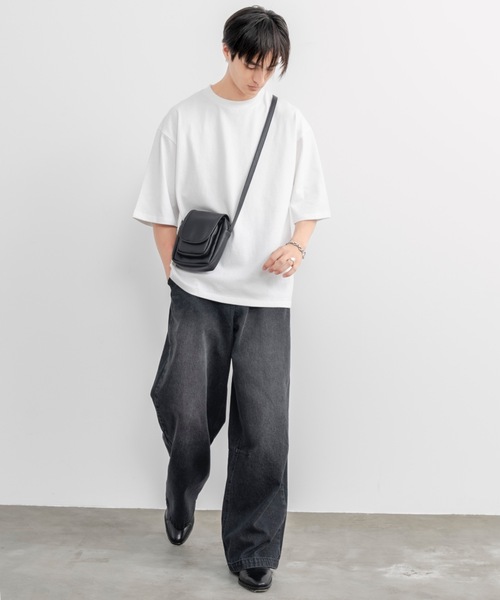 【完売品 SINSS】シンセティックレザーミニショルダーバッグ Synthetic leather mini shoulder bag / シンセティックレザー