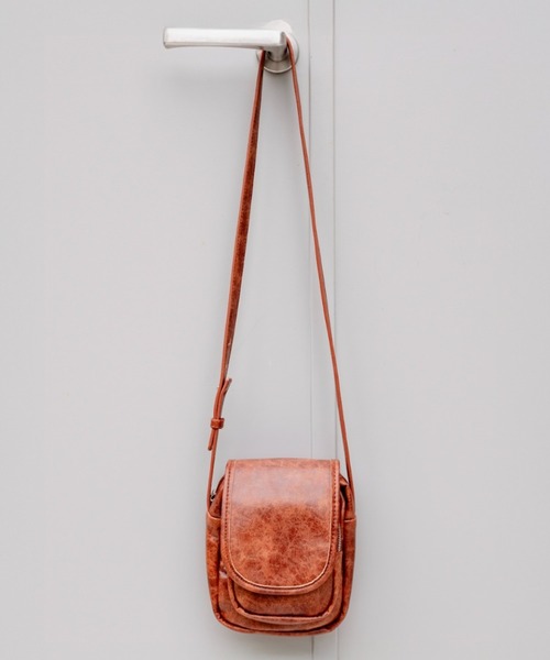 完売品　Synthetic leather shoulder bag SINSS Synthetic leather shoulder bag / シンセティックレザー