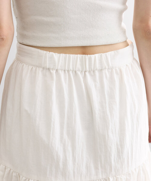 mystic(ミスティック)の「ティアードスカート(スカート・レディース・オフホワイト/ブラック・1/2)」の12枚目の写真