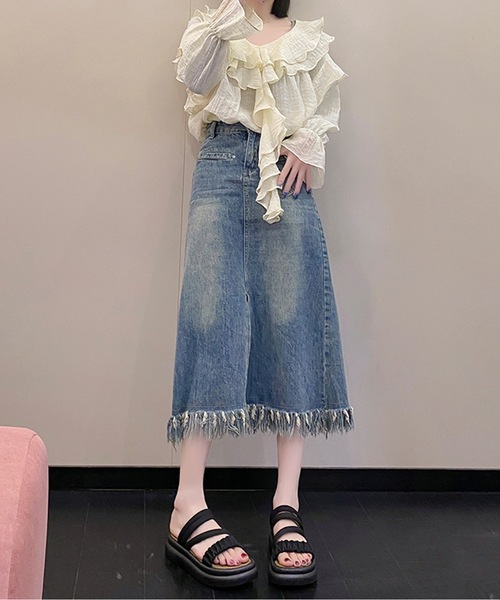 Lace Ladies(レースレディース)の「ソフト ギャザー ストラップ コンフォート フラット サンダル(サンダル・レディース・アイボリー/ブラック・ 25/23.5/24.5/22.5/24/23)」の5枚目の写真