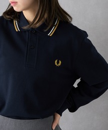 【FRED PERRY】Ls Twin Tipped Polo Shirt フレッドペリー ティップライン長袖ポロシャツ ワンポイントロゴ刺繍 M3636