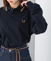 FRED PERRY（フレッドペリー）の「【FRED PERRY】Ls Twin Tipped Polo Shirt フレッドペリー ティップライン長袖ポロシャツ ワンポイントロゴ刺繍 M3636（ポロシャツ）」