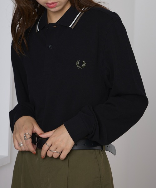 FRED PERRY】Ls Twin Tipped Polo Shirt フレッドペリー ティップ