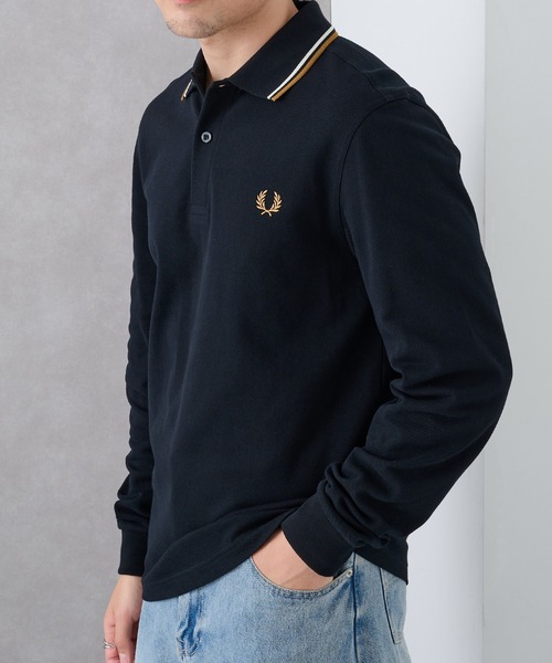 フレッドペリー 長袖ポロシャツ LS TWIN TIPPED M3636 FRED PERRY】Ls Twin Tipped Polo Shirt フレッドペリー ティップ