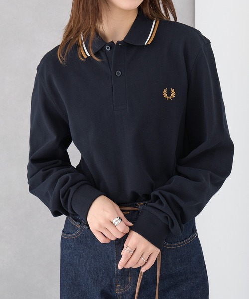 FRED PERRY】Ls Twin Tipped Polo Shirt フレッドペリー ティップ