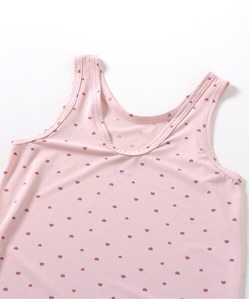 apres les cours（アプレレクール）の「【WEB限定】ひんやりメッシュ深あきインナータンク（インナーウェア/肌着・キッズ・ライトグレー/ピンク/ラベンダー/ネイビー/ブラック/サックスブルー/オフホワイト・80/90/100/110/120/130/140）」の8枚目の写真