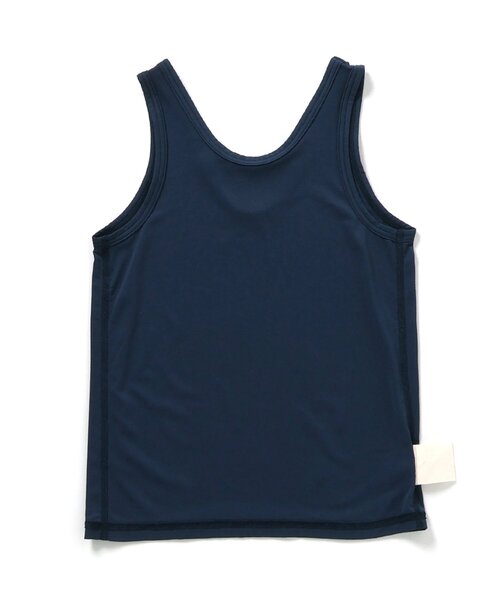 apres les cours（アプレレクール）の「【WEB限定】ひんやりメッシュ深あきインナータンク（インナーウェア/肌着・キッズ・ライトグレー/ピンク/ラベンダー/ネイビー/ブラック/サックスブルー/オフホワイト・80/90/100/110/120/130/140）」の16枚目の写真