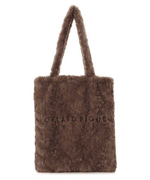 gelato pique（ジェラートピケ）の「【ONLINE限定】エコファートートバッグ（トートバッグ・レディース・ピンク/ブラウン/ブルー/アイボリー・FREE）」の21枚目の写真