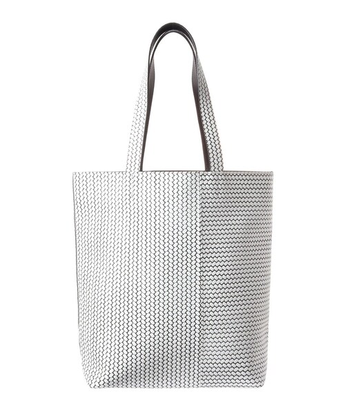 HIROKO HAYASHI（ヒロコハヤシ）の「OTTICA（オッティカ） トートバッグL（トートバッグ・レディース・グリーン/アイボリー/ブルー系その他/グレー・00）」の5枚目の写真