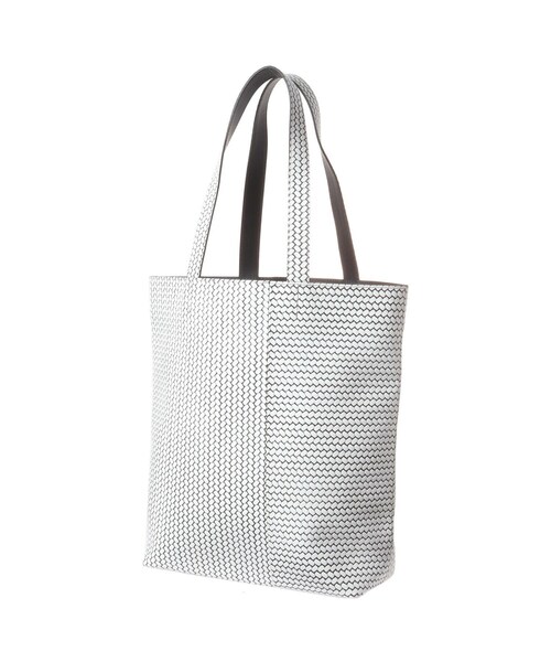 HIROKO HAYASHI（ヒロコハヤシ）の「OTTICA（オッティカ） トートバッグL（トートバッグ・レディース・グリーン/アイボリー/ブルー系その他/グレー・00）」の6枚目の写真