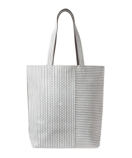 HIROKO HAYASHI（ヒロコハヤシ）の「OTTICA（オッティカ） トートバッグL（トートバッグ・レディース・グリーン/アイボリー/ブルー系その他/グレー・00）」の8枚目の写真