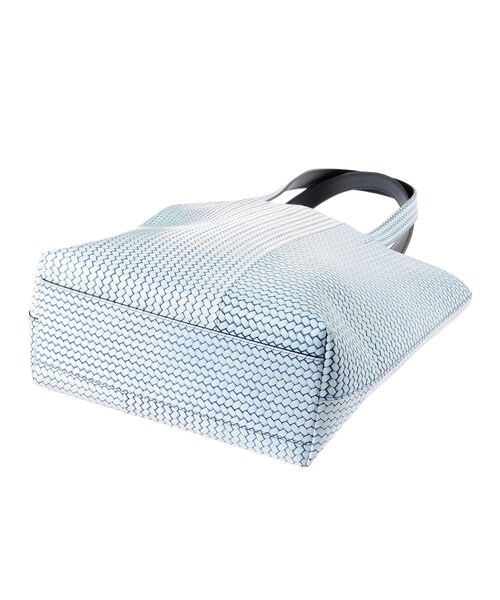 HIROKO HAYASHI（ヒロコハヤシ）の「OTTICA（オッティカ） トートバッグL（トートバッグ・レディース・グリーン/アイボリー/ブルー系その他/グレー・00）」の16枚目の写真