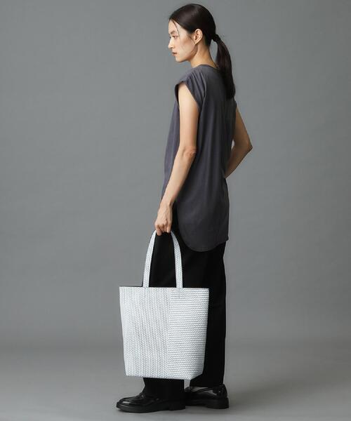 HIROKO HAYASHI（ヒロコハヤシ）の「OTTICA（オッティカ） トートバッグL（トートバッグ・レディース・グリーン/アイボリー/ブルー系その他/グレー・00）」の22枚目の写真